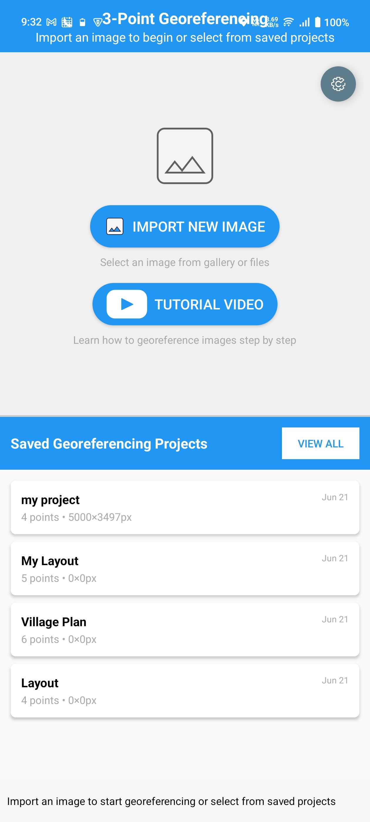 Import and Project Management
