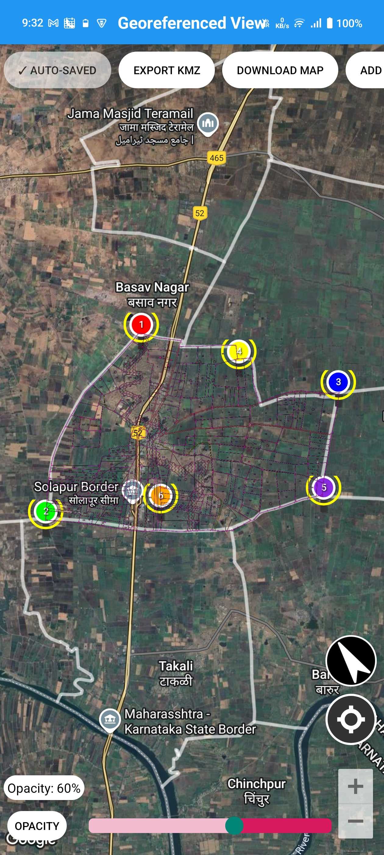 Georeferenced Overlay View