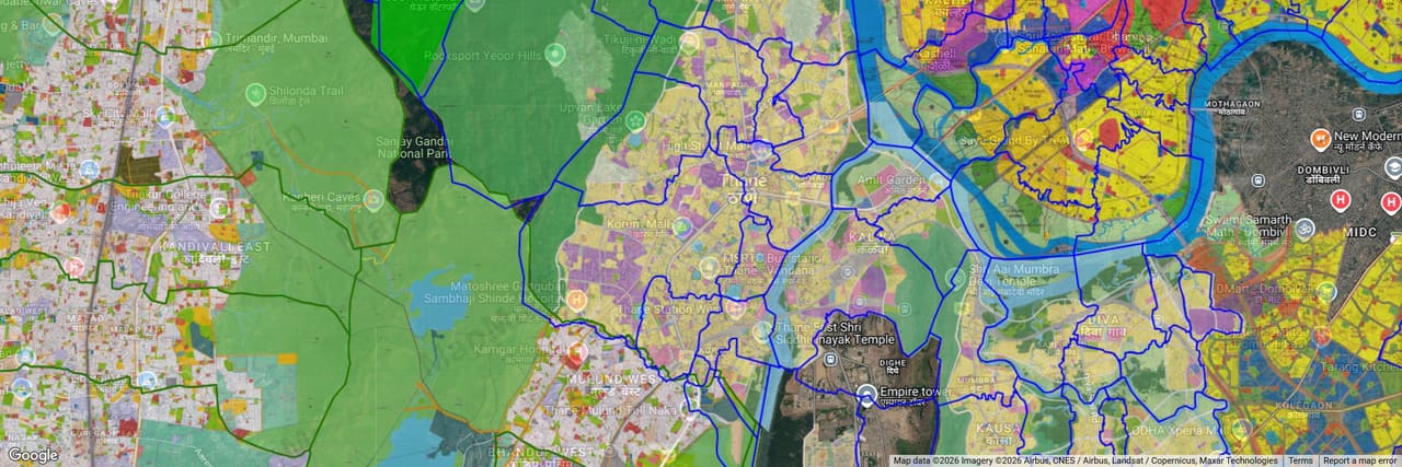 MapMagician GIS — Development Plan overlay on Google Maps